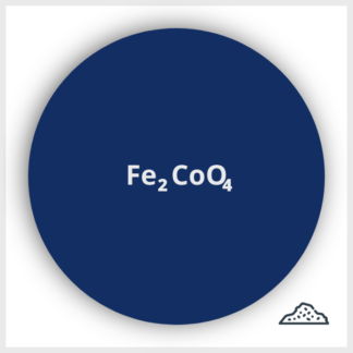 Diagram of a powdered Cobalt ferrite nanoparticle