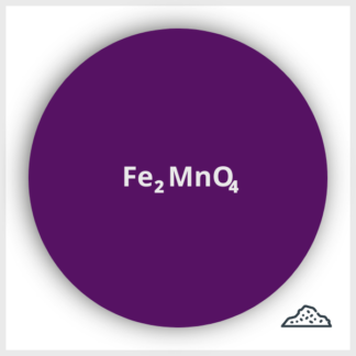 Schéma d'une nanoparticule de ferrite de manganèse en poudre