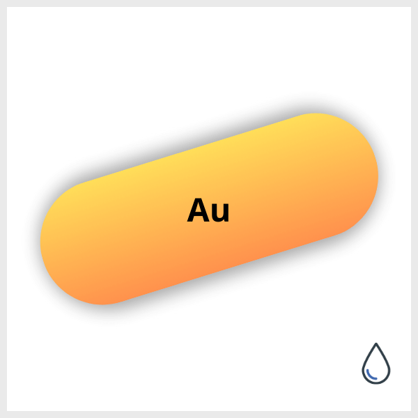 Diagram of a gold nanorod