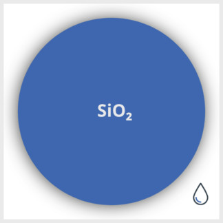 Schéma d'une nanoparticule de Silice