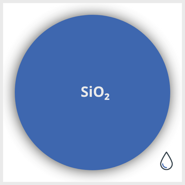 Diagram of a Silica nanoparticle